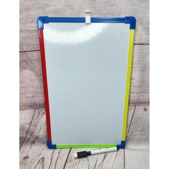 Dry Eraser Whiteboard With Magnetic Marker  12"x8" DOES NOT HANG BY MAGNET - Picture 8 of 12